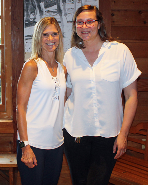 Rotary's Sharon Lerch and Dunham's Lauren Hansgen