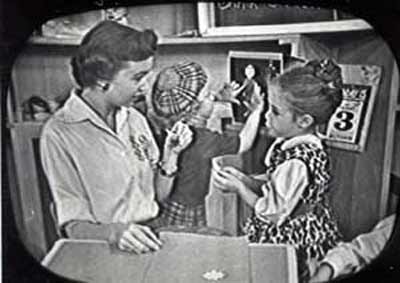 Miss Barbara on Cleveland Romper Room in 1958