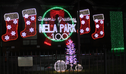 GE Nela Park 100 year anniversary Christmas display