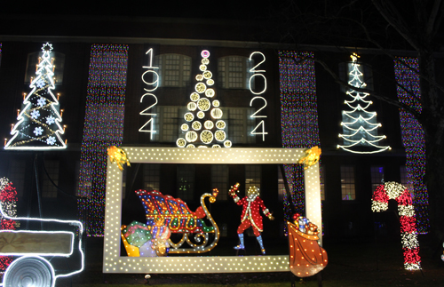 2024 GE Nela Park 100th anniversary Christmas lighting display