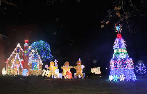 2024 GE Nela Park 100th anniversary Christmas lighting display