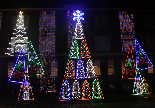 2024 GE Nela Park 100th anniversary Christmas lighting display