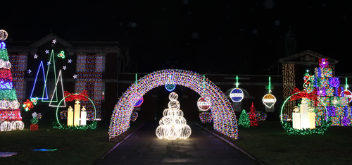 2024 GE Nela Park 100th anniversary Christmas lighting display