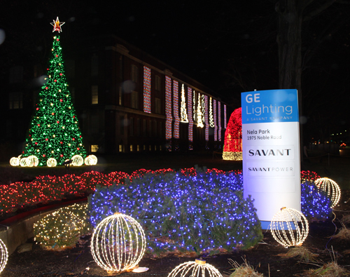 2024 GE Nela Park 100th anniversary Christmas lighting display - a Savant Company