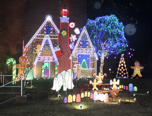 2024 GE Nela Park 100th anniversary Christmas lighting display