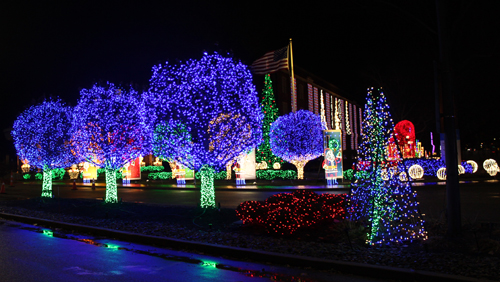 2024 GE Nela Park 100th anniversary Christmas lighting display