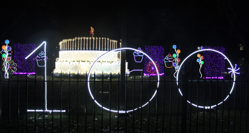 2024 GE Nela Park 100th anniversary Christmas lighting display