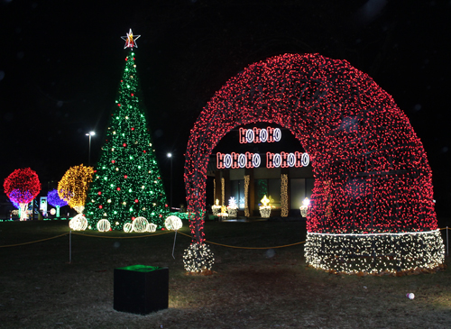 2024 GE Nela Park 100th anniversary Christmas lighting display