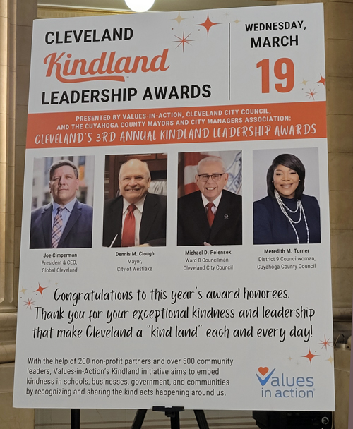 Cleveland Kindland Leadership Awards banner