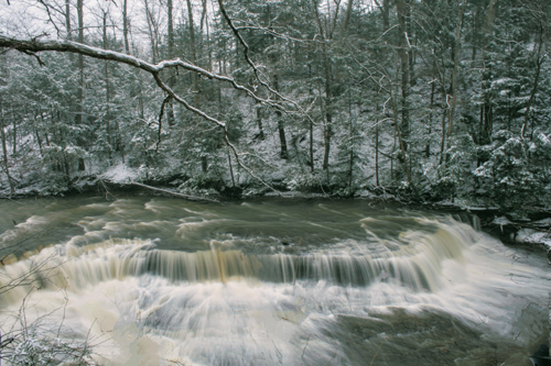 Quarry Rock Falls in the South Chagrin Reservation